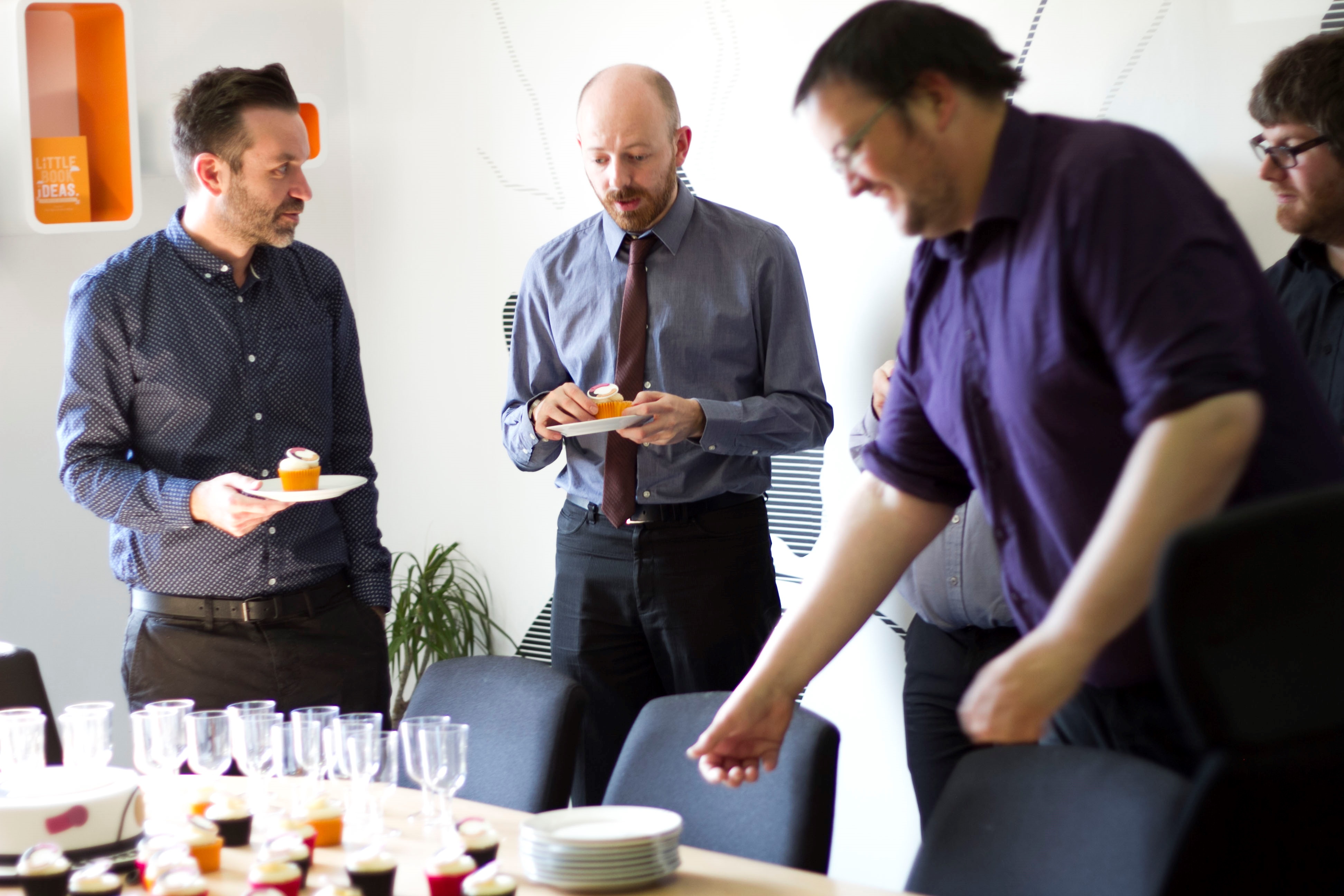 CSI Media Team The team at CSI Media enjoy cakes and drinks